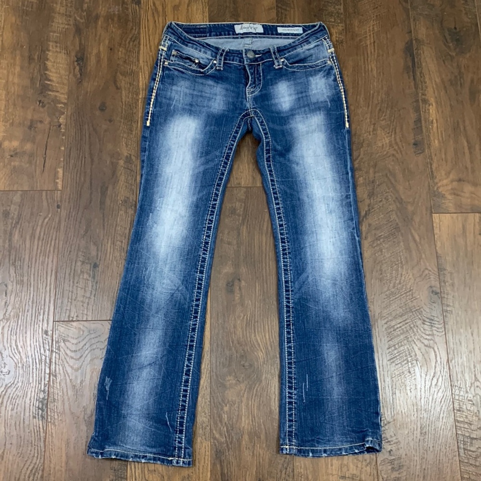 Daytrip Leo Bootcut Thick Stitched Jeans